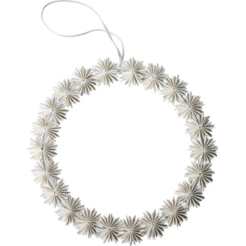  PAPER FLAKE WREATH white - 1 k. Cene