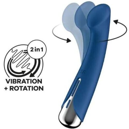 Satisfyer Vibrator G-točke Spinning 1, moder Cene