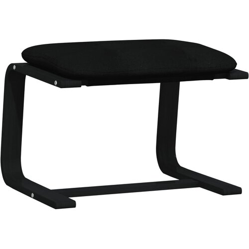  Tabure crni 51 x 41 x 40 cm od tkanine Slike