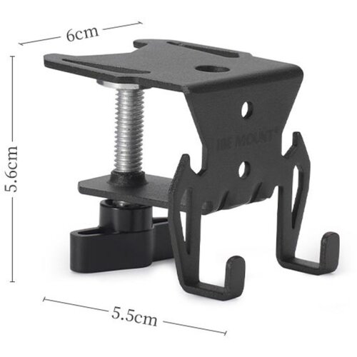 INF Držalo za plinsko kartu&scaron;o, črna železna objemka, nastavljivo 1~2.5cm, (5000298034) Cene
