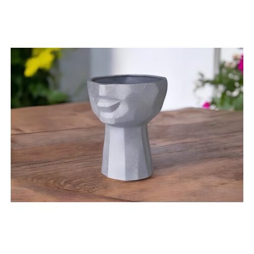 WALLXPERT decorative pot keramička saksija srebrna CY0462 Cene