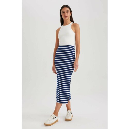 Defacto Striped Regular Waist Ribbed Camisole Midi Skirt Cene