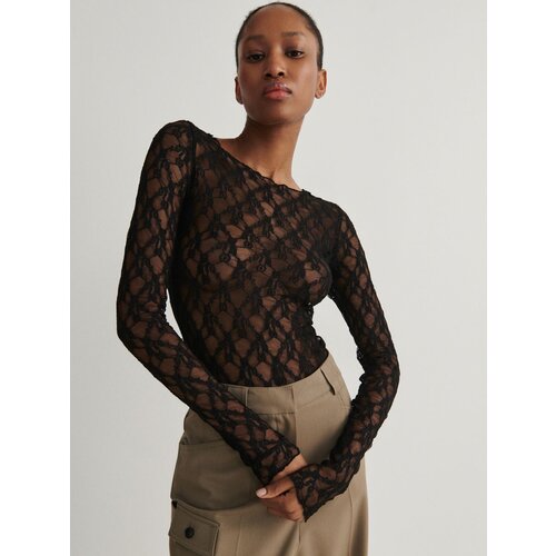Reserved Ladies` blouse - črna Cene