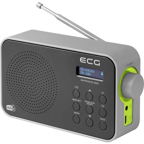 Ecg RD 110 DAB Black, (21277212) Cene