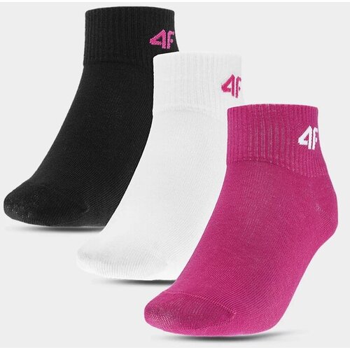 Kesi 4F Casual Girls&amp;#039; 3-BACK Socks Multicolor Slike