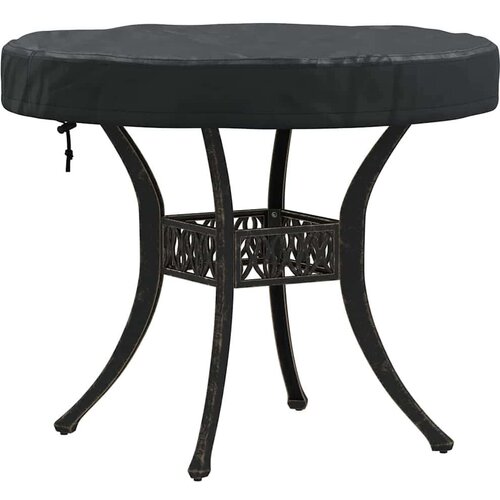 VidaXL Pokrivač za Vanjski Stol Crna 62 x 62 x 10 cm 210D tkanina Slike
