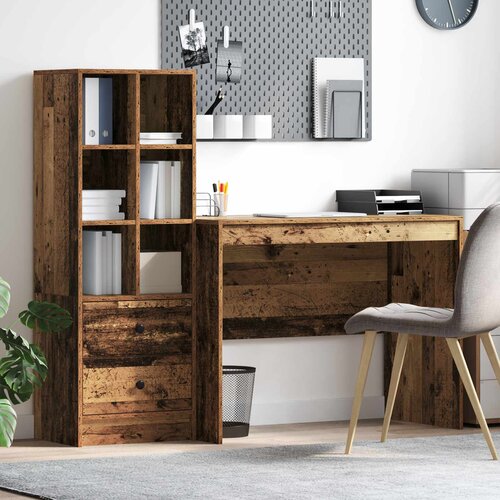  Stol s ladicama 2 pcs Staro drvo Cene