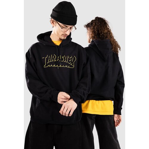 Thrasher Shadow Mag Logo Pulover s kapuco black Cene