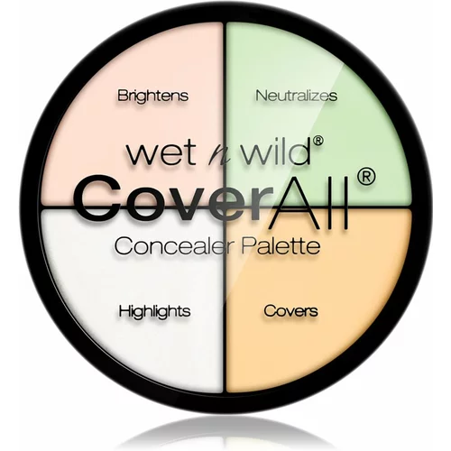 Wet N Wild CoverAll Concealer Palette paleta korektorjev 6,5 g