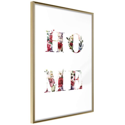  Poster - Floral Home 40x60 Slike