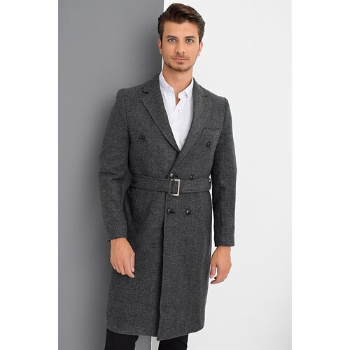 Dewberry PLT8382 MEN&amp;#039;S COAT-PATTERNED ANTHRACITE Slike