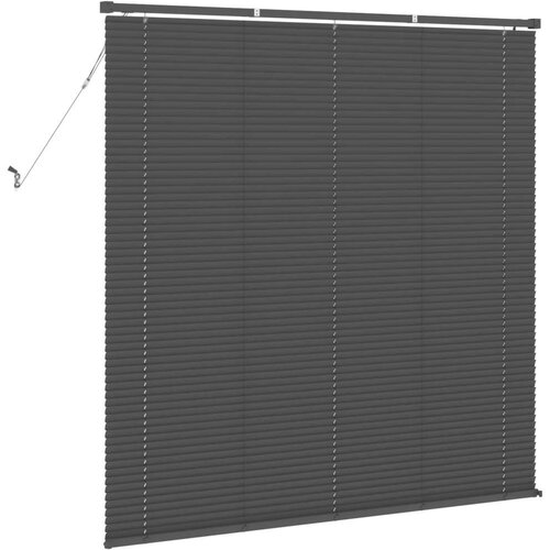  Venecijanska roleta Podesiva Srebrno Siva 150 x 140 cm PVC - Srebrno siva 140 x 150 cm Slike