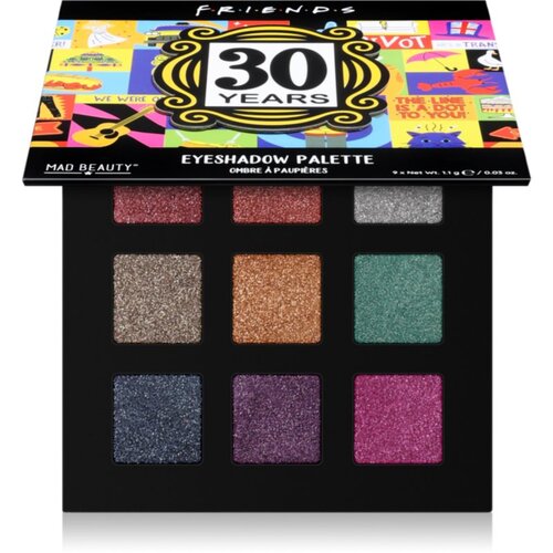 Mad Beauty Friends 30 Years paleta senčil za oči 9x1.1 g Cene