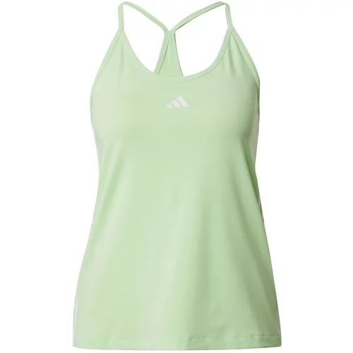 Adidas Sportski top 'HYGLM' pastelno zelena / bijela