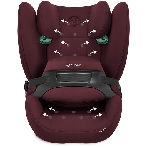 Cybex Silver&amp;reg; otro&amp;scaron;ki avtosedež pallas&amp;trade; b i-size 1/2/3 (76-150 cm) rumba red Slike