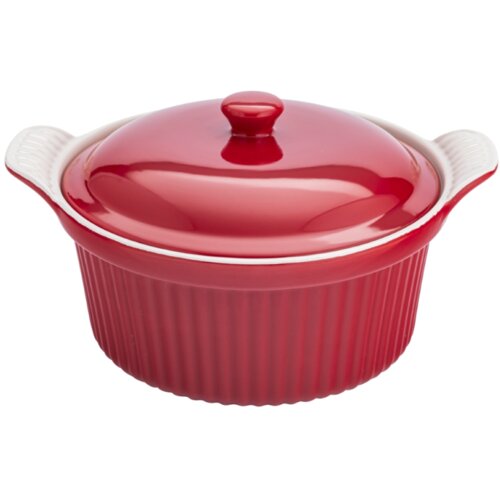 Altom design Red Chilli keramička posuda za pečenje 2,2 l s poklopcem Slike