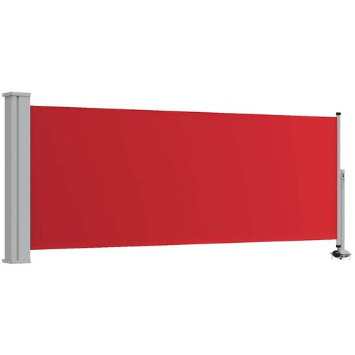  Uvlačiva bočna tenda za terasu 100 x 300 cm crvena Slike