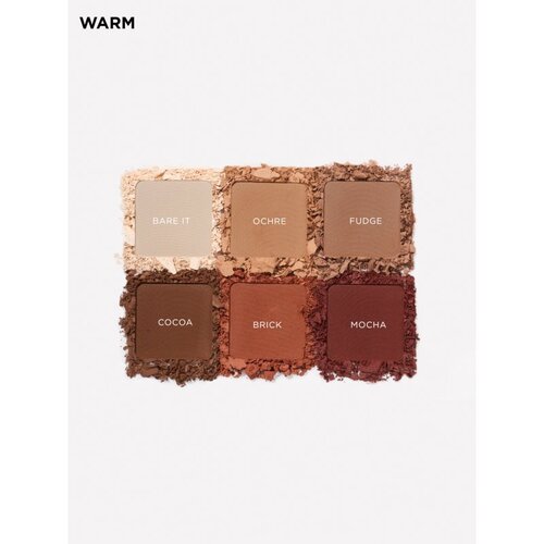 SOSU Cosmetics Matte Eyeshadow Palette paleta senčil za oči odtenek Warm 6x1.3 g Slike