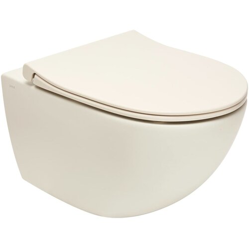 Vitra 7848-020-6147 Sento SmoothFlush viseča brezrobna WC &amp;scaron;koljka siva z WC desko s počasnim zapiranjem Slike