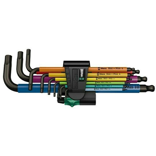 Wera 950/9 Hex-Plus multicolour multicolour set imbus ključeva, metrički, BlackLaser, 9 komada ( 073593 ) Cene