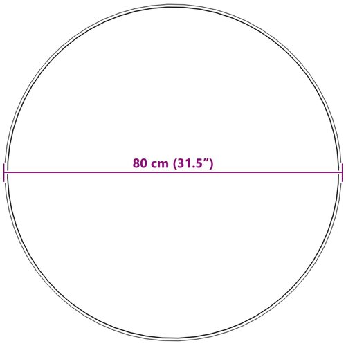  Protuklizni tepih od umjetnog zečjeg krzna OLITE Bež &amp;Oslash; 80 cm Slike
