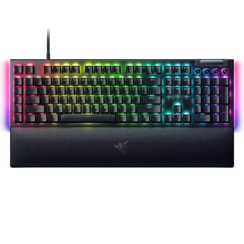 Razer gaming tastatura BlackWidow V4 Pro - Mechanical Gaming Keyboard (Green Switch) - US Layout