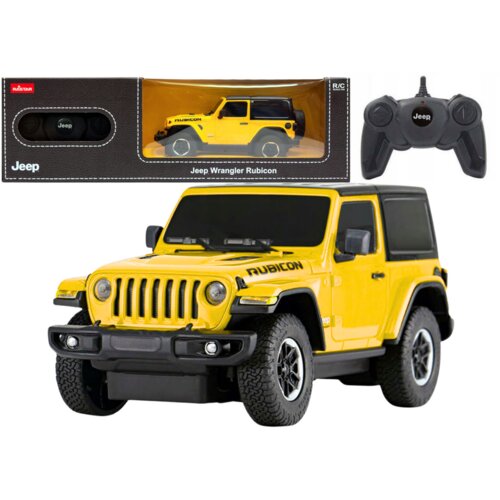  Licencirani auto na daljinsko upravljanje JEEP Wrangler JL Rubicon 1:24 - žuti Cijene