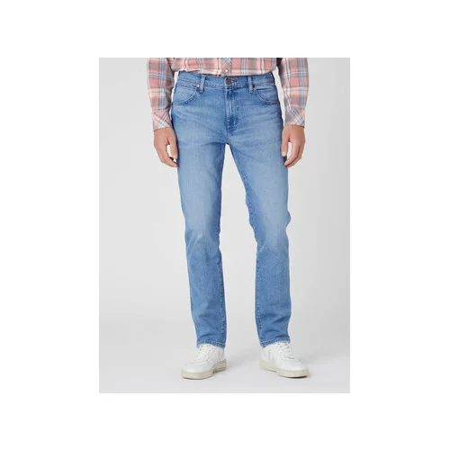 Wrangler Jeans hlače Larston W18SYLZ70 112330749 Modra Slim Taper Fit