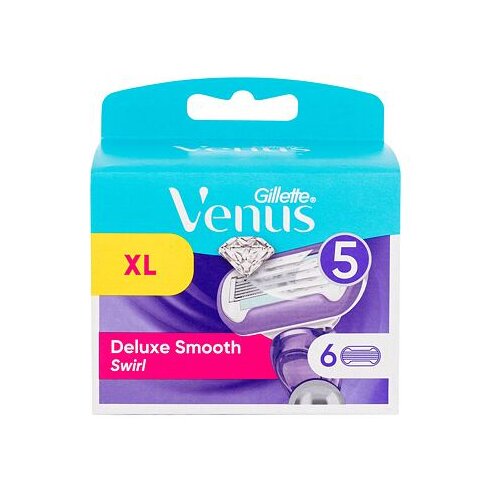 Gillette Venus Swirl nadomestne britvice 6 ks za ženske Slike