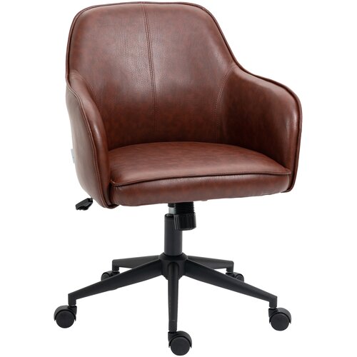 Vinsetto pisarni&scaron;ki stol umetno usnje, pena, najlon 58,5D x 62&Scaron; x 91V cm Rjava, (5000242935) Cene