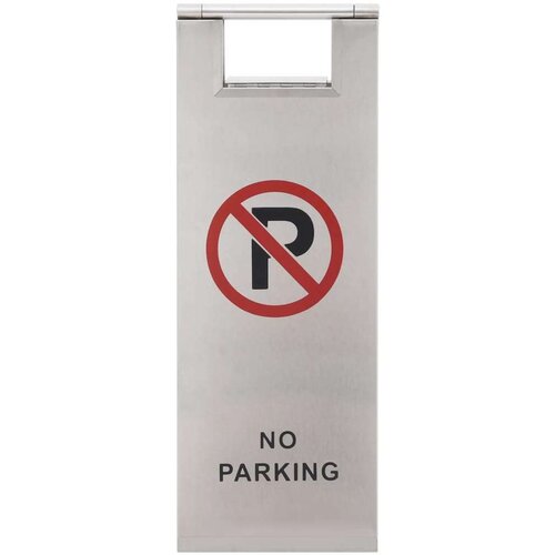 VidaXL Sklopivi znak za parking od nehrđajućeg čelika Slike