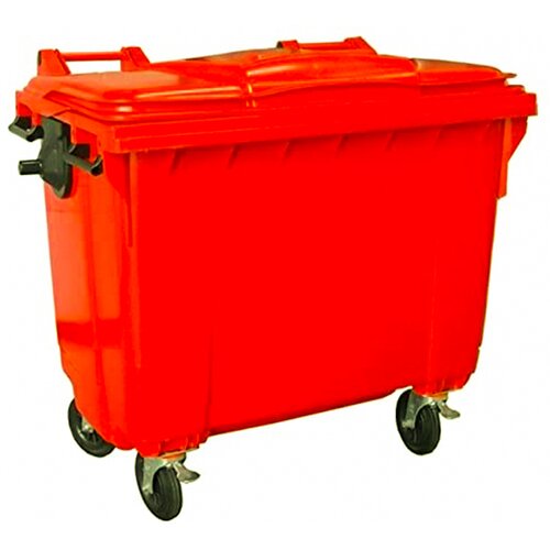  plastični kontejner 660l ravan poklopac narandžasta 2008 Cene