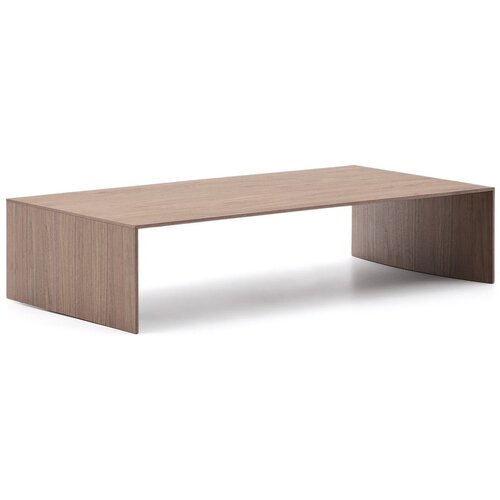 Kave Home Stolić za kavu u dekoru oraha u tamnoj prirodnoj boji 70x140 cm Litto &amp;ndash; Slike