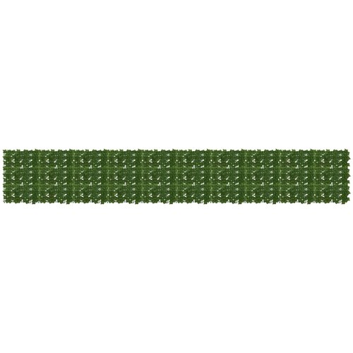  Zaslon za balkon s li&scaron;ćem Zelena 500 x 75 cm Cene