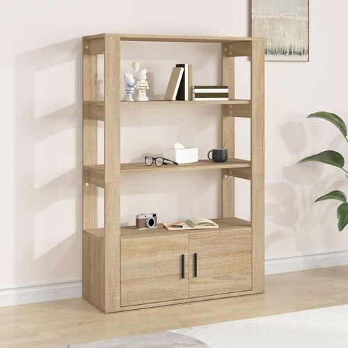 vidaXL Komoda sonoma hrast 80x30x119,5 cm inženirski les Cene