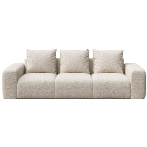 Rodier Bež sedežna garnitura iz tkanine boucl&amp;eacute; 287 cm Monce &amp;ndash; Slike