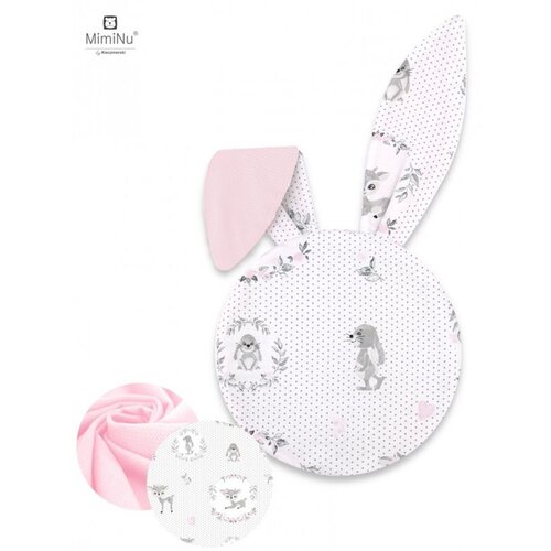MimiNu jastuk za bebe Zeko Forest Pink Slike