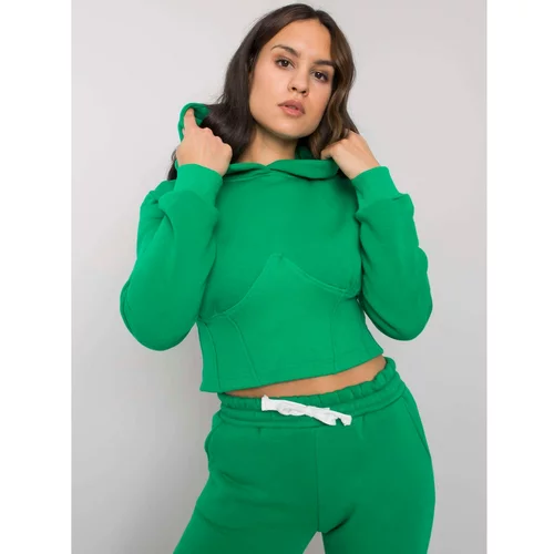 Fashion Hunters Green sweatshirt set with Ambretta pants