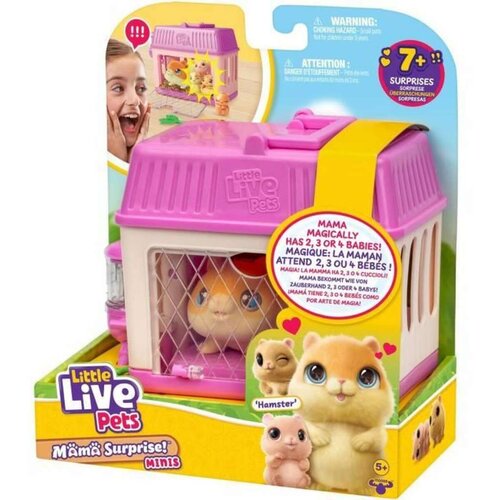 Pli&amp;scaron;ane igračke Little Live Pets Mama Surprise Hamsters Oranžna Orange Pli&amp;scaron;ano platno hrčak Slike