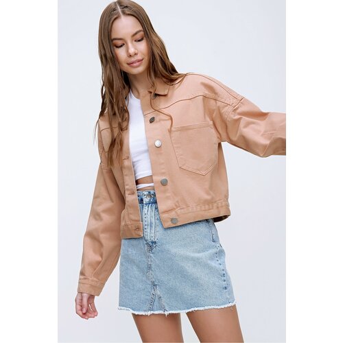 Trend Alaçatı Stili Jacket - Beige - Regular fit Cene