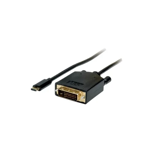 Value 11.99.5832 adapter cable [1x muški konektor USB-C™ - 1x muški konektor dvi, 24 + 1 pol] crna 2.00 m