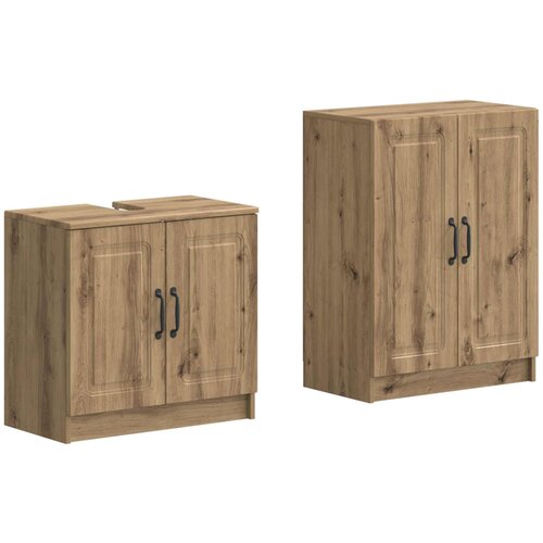  Set kupaonskih ormara od 2 dijela UTRECHT Hrast artisan Slike