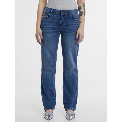 Orsay Dark Blue Women's Straight Jeans - Women's Cene