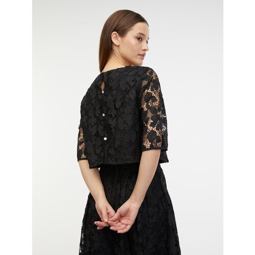 Orsay Black Ladies Lace Blouse - Women Cene