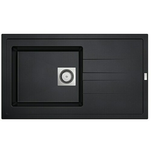 Carea Ugradbeni sudoper Tango (D x Š: 86 x 50 cm, 1 korito, lith®, Crne boje) Cijene