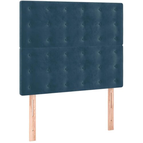 Box spring krevet s madracem tamnoplavi 100x200 cm bar&amp;scaron;unasti Slike