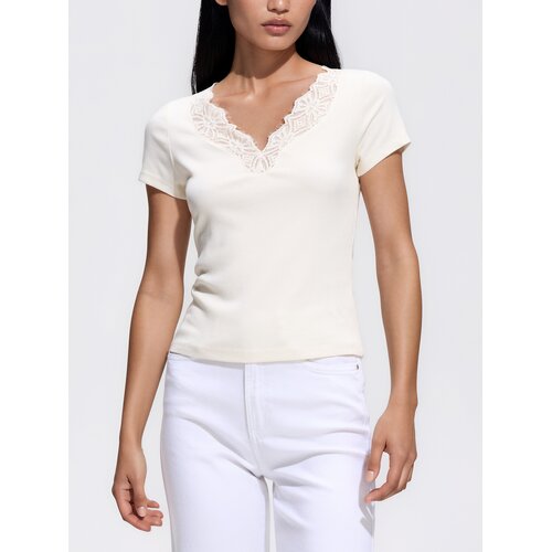 Reserved Bluza od viskoze - krem Cijene