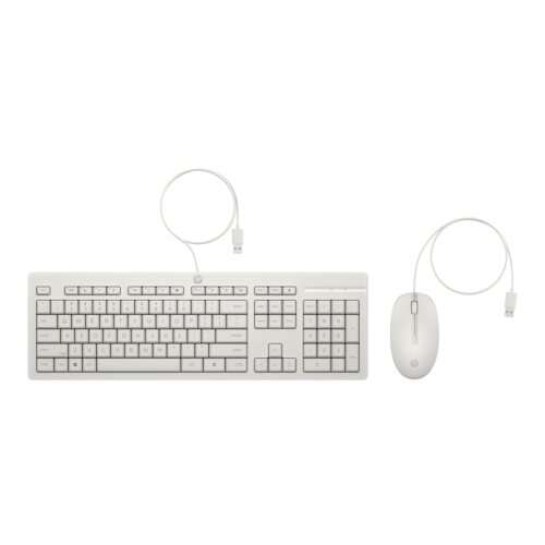 Hp 225 Wired Mouse and Keyboard Combo White, YU ( 86J24AA ) Cene