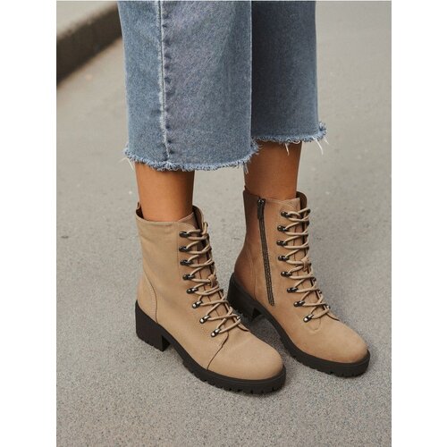 Sinsay Gležnjače od umjetne brušene kože Cijene