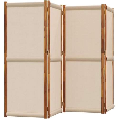  pregrada s 4 panela smeđesiva 280x180 cm Slike